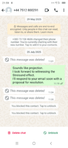 Whatsapp Message from Ed Gold Journalist controversy 4